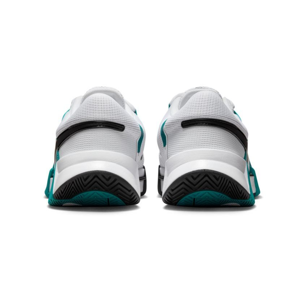 Мужские кроссовки теннисные Nike Zoom GP Challenge 1 - white/black/radiant emerald