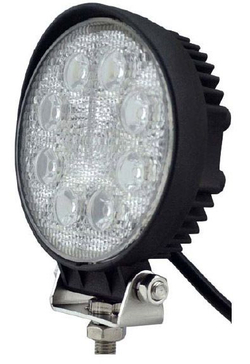Светодиодная фара рабочего света РИФ 116 мм 24W LED, влагозащищенная, с диодами CREE, для автомобилей и внедорожников
