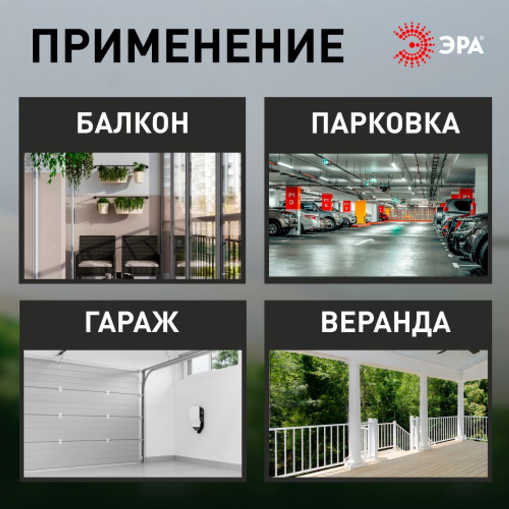 Светильник ЭРА НБП 06-60-101 с фото-шумовым датчиком Сириус IP54 E27 max 60Вт D220 круг призма акустический | Светильники ЖКХ РБ