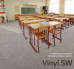 Напольное покрытие Vinyl SW - Flex Line КМ2, белый, рулон 20м