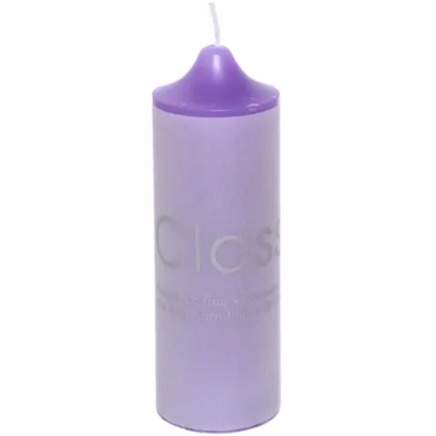 Свеча «Classic» 5*15см цвет лавандовый ZD-103