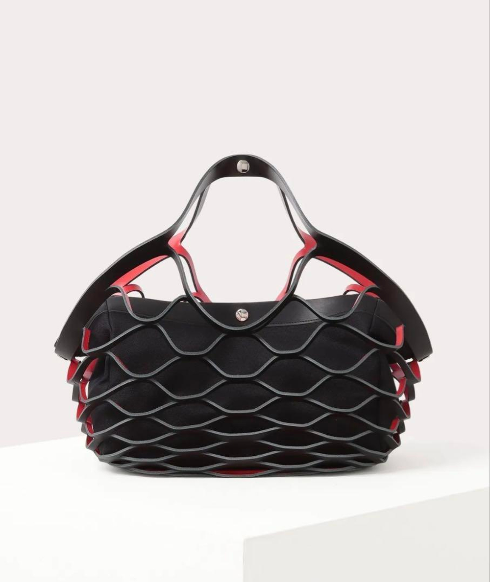 VIVIENNE WESTWOOD СУМКА ЧЕРНАЯ С КРАСНЫМ С ЛОГОТИПОМ БРЕНДА