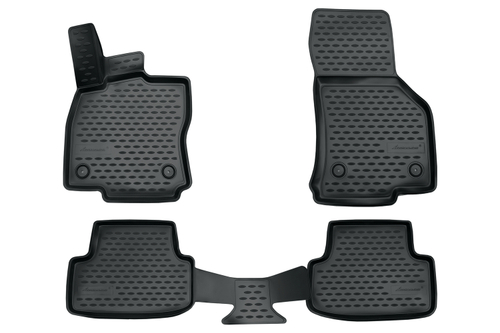 Коврики в салон для VW Golf VII, 2013- 4 шт. (полиуретан, серые) NLC.3D.51.44.211K