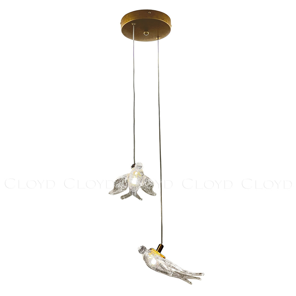 Подвесной светильник Cloyd SIRIN P2 / Ø15 см - латунь (арт.11551)