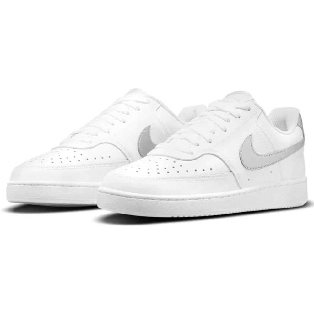 Кроссовки Nike Court Vision Low GS White Metallic Silver