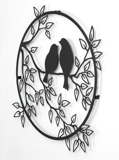 Панно "Птицы на дереве" B