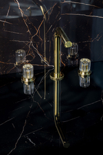 Boheme Смеситель на столешницу ELEGANTE на 3 отв. GOLD