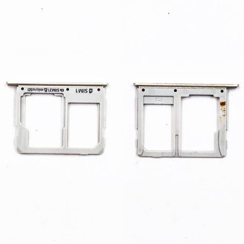 Контейнер SIM для Samsung A310F/A510F Золото