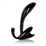 Массажер простаты Apollo Curved Prostate Probe (Цвет: черный)