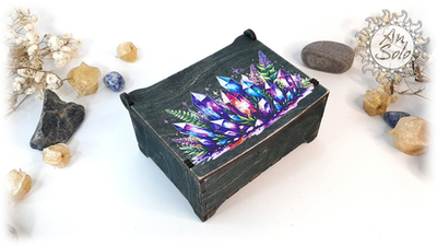 Шкатулка "Царство кристаллов"
