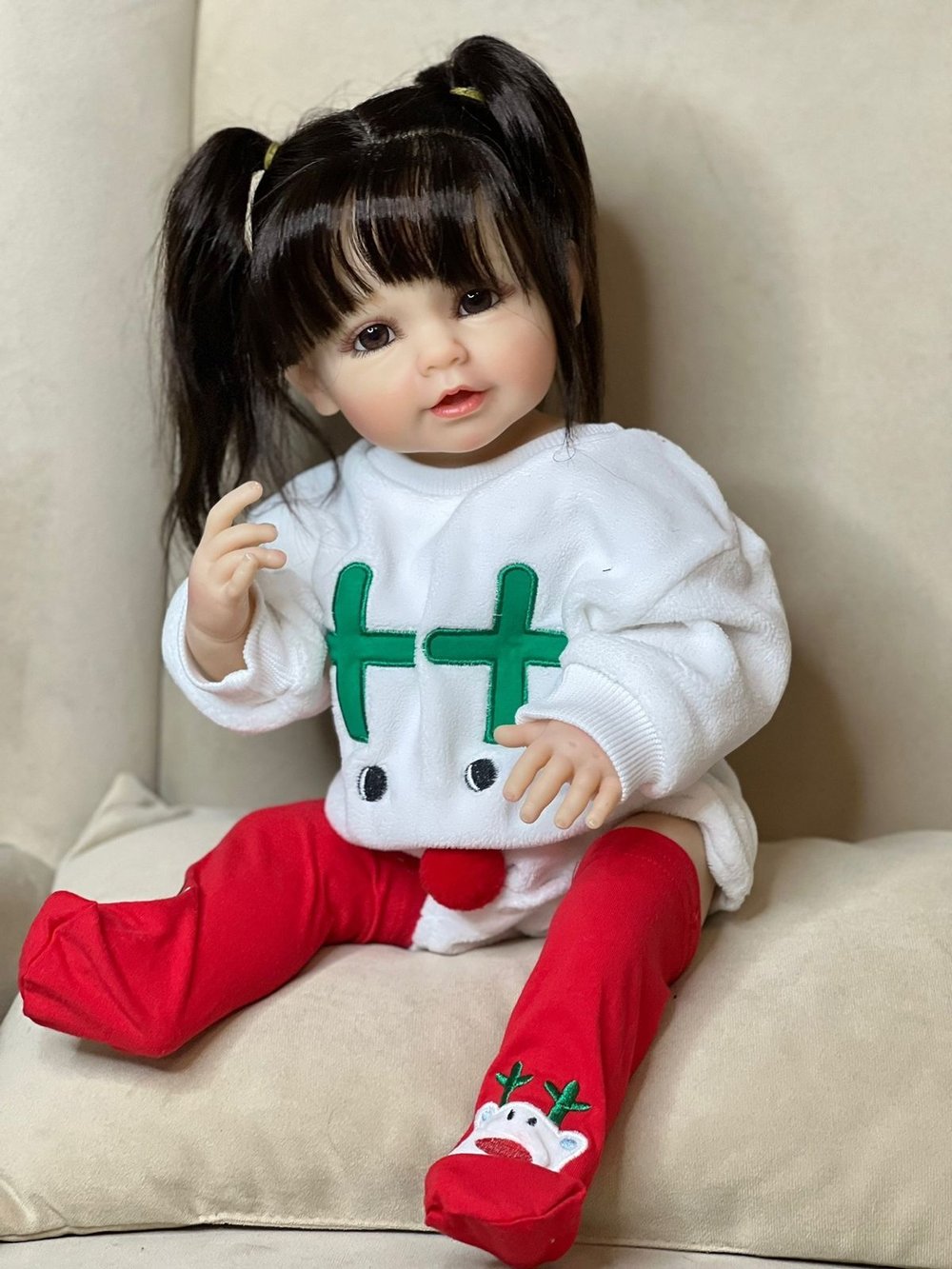 Кукла Реборн виниловая 55см в пакете (FA-310)