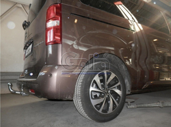 Фаркоп оцинкованный Galia C072C для Citroen Spacetourer 2016-, Peugeot Traveller 2016-, Citroen Jumpy 2016-, Peugeot Expert 2016-, Toyota Proace 2016-(паспорт и сертификат в комплекте)(без электрики)