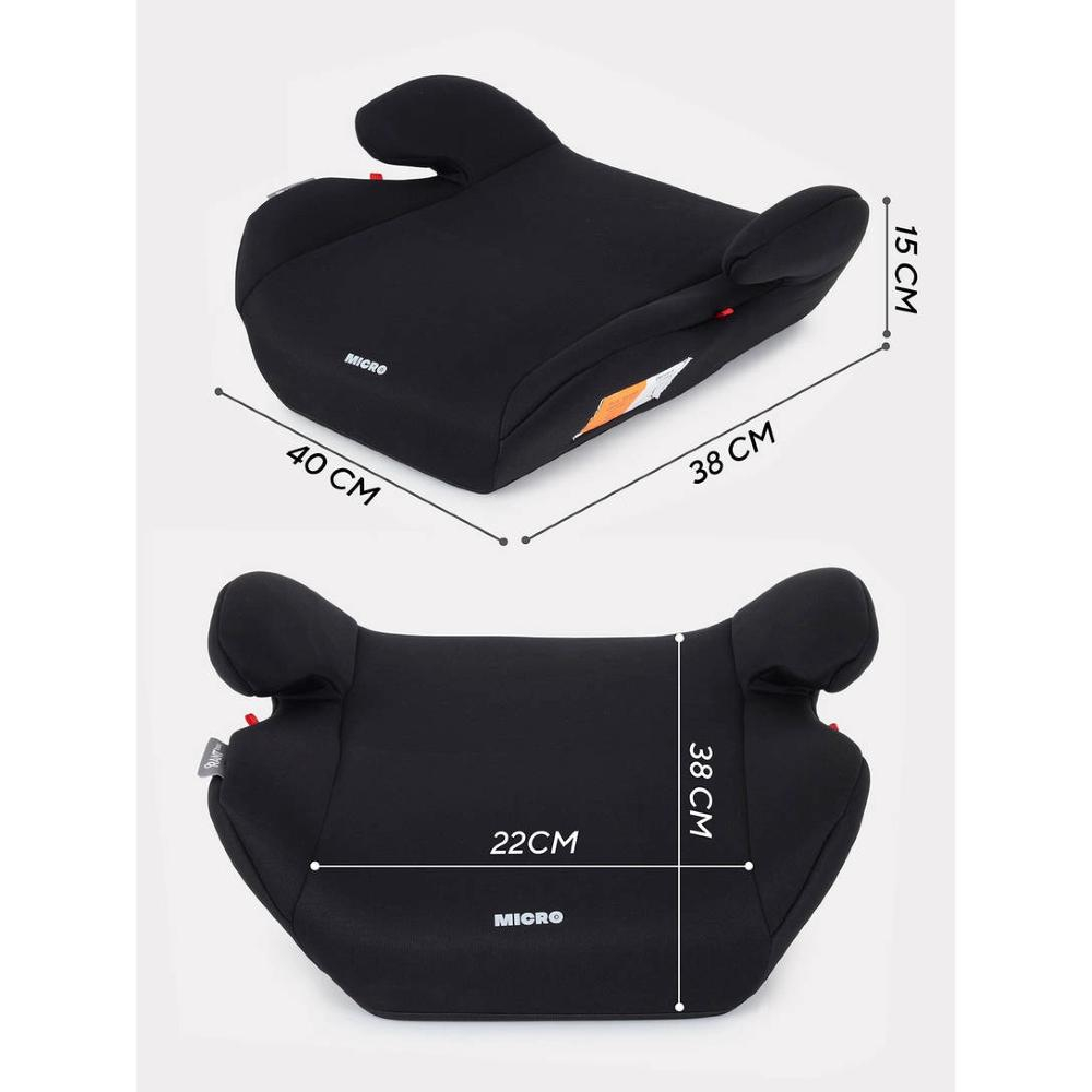 Автокресло бустер Rant Basic Micro 2.0 группа 3 (22-36кг) Black