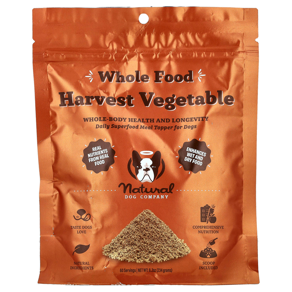 Natural Dog Company, Овощи из цельных продуктов, для собак, 234 г (8,2 унции)