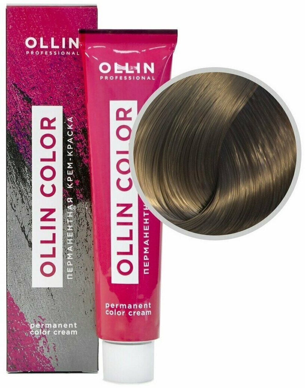 OLLIN COLOR 7/1 русый пепельный 60мл Перманентная крем-краска для волос