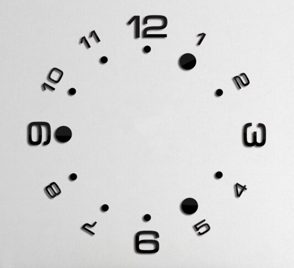 Комплект элементов для 3D часов/ Модель 8