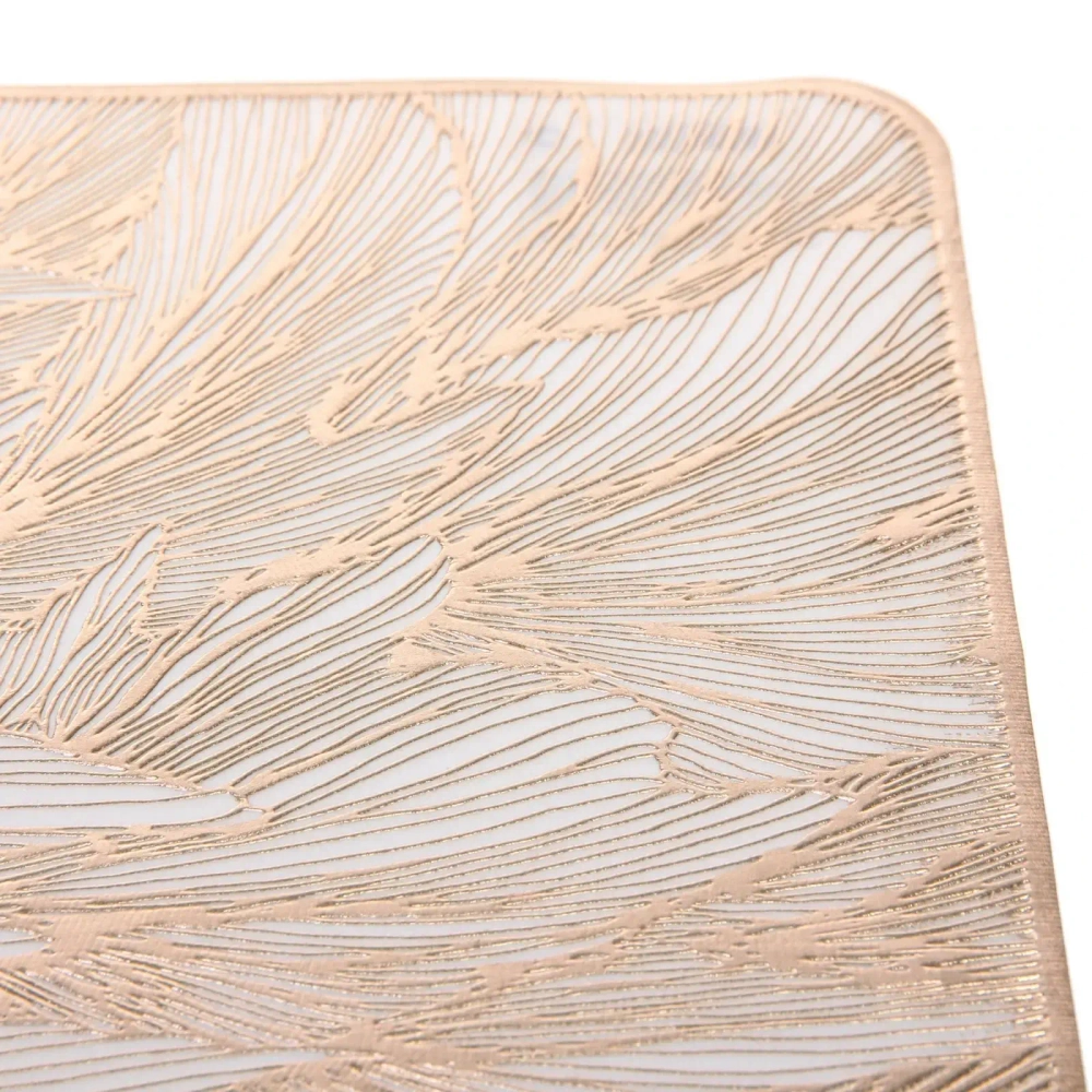 Салфетка на стол 30*45 см «Листья» золото