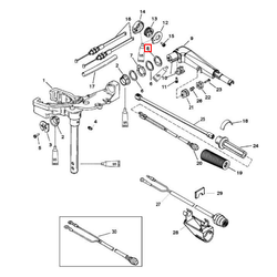 Шайба пластиковая румпеля Mercury 6-15 (Quicksilver)