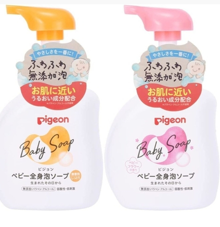PIGEON Baby Soap - пенное средство для купания