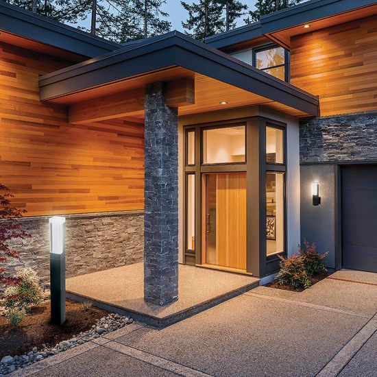 Уличный светодиодный светильник Feron DH602, 5W, 250Lm, 4000K, черный