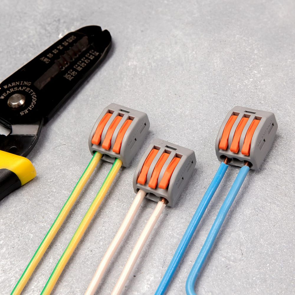 REXANT 222-413 Клемма 3-проводная универсальная многоразовая (0,08-2,5 (4) мм2) 07-5253-4