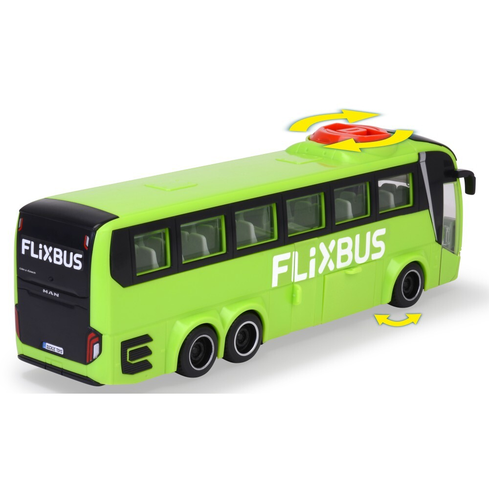 Dickie City - Туристический автобус FLIXBUS 26,5 см / артикул   3744015  / GTIN 4006333083464