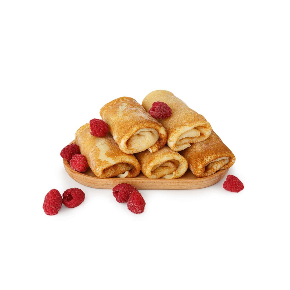 Блины с конфитюром «малиновый»