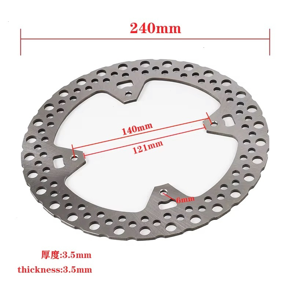 диск тормозной задний Otom Honda CR125/250 CRF250X,R CRF450X,R