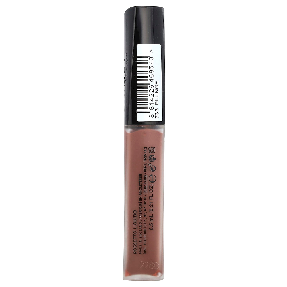 Rimmel London, Stay Matte, жидкая помада, 733 Plunge, 6,5 мл (0,21 жидк. унц.)