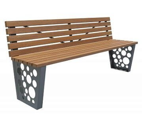 Скамейка стальная «Глобус»