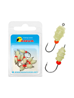 Мормышка фосфорная №07 P, 2 упк по 10 шт 0,14g