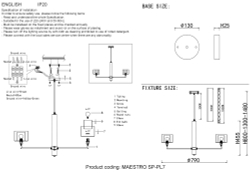 Люстры Crystal Lux MAESTRO SP-PL7 GOLD