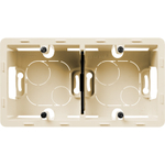 Коробка для накладного монтажа 2 поста слоновая кость Inspiria Legrand