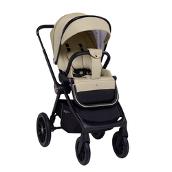 Детская коляска Sweet Baby Vento Black 3 в 1 Beige