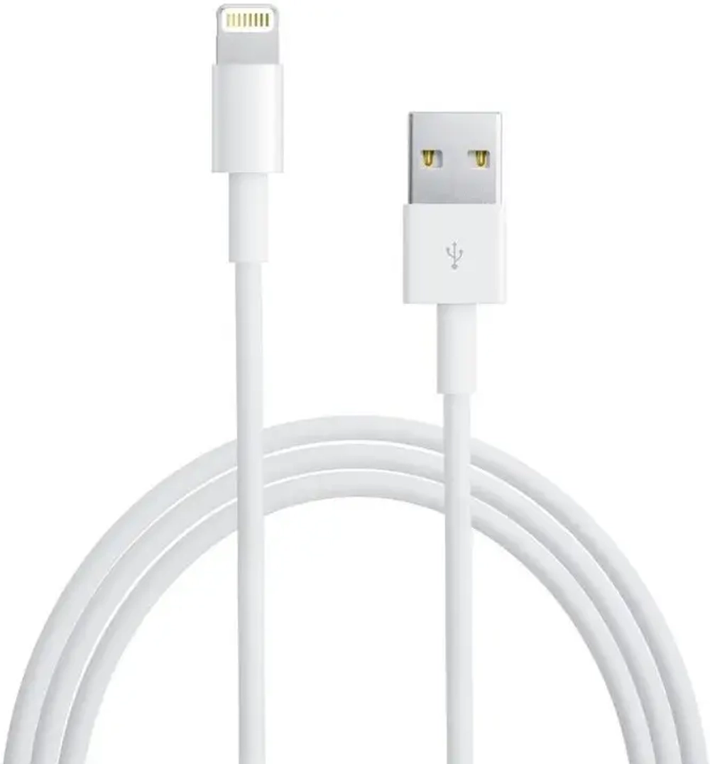 Кабель Apple Lightning на USB 100см (MXLY2/MD818) (белый)