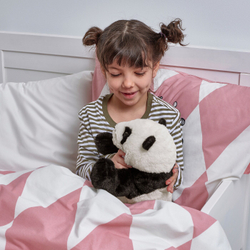 IKEA KRAMIG  (ИКЕА КРАМИГ)  -  Плюш, белый/черный