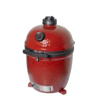 Керамический угольный гриль Diamond Egg Legend Red Magic, 46 см, красный