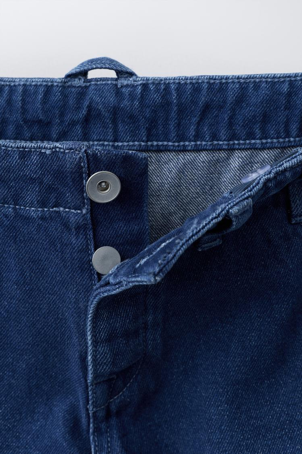 ZARA ДЖИНСЫ-КЮЛОТЫ, НЕОНОВЫЙ СИНИЙ