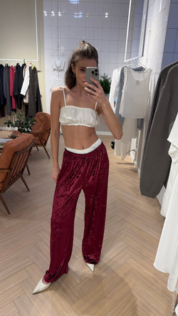 брюки SAM velour long