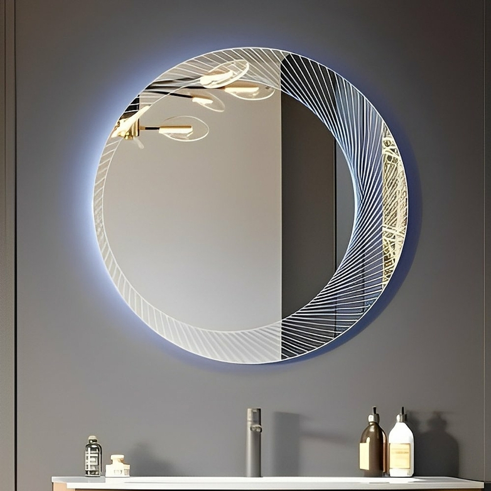 Зеркало Cezares 80 45053 с подсветкой круглое