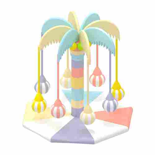 Детский аттракцион карусель 4kids Кокосовая пальма «Нежность» c электроприводом