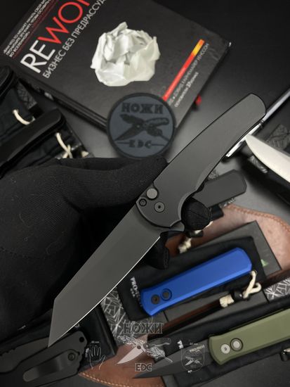 Складной нож Pro-Tech Malibu 5203 Reverse Tanto c клинком из стали CPM-20CV, рукоять алюминий