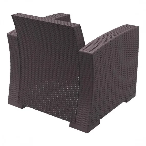 Уличное кресло Monaco Lounge, коричневое