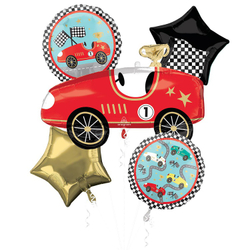 Круг "Гоночные ретро-машины"