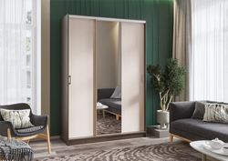 Альянс Шкаф-купе 1.5м Венге / Дуб белфорт