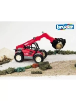 Погрузчик колёсный Manitou MLT 633 с ковшом Bruder 02125