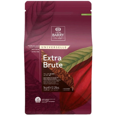 Какао-порошок 22-24% «Cacao Barry» Extra Brute 1 кг