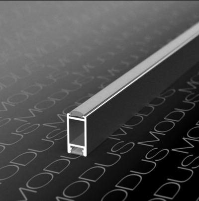 TPL Штанга прямоугольная с пазом под подсветку 5,8м серебро А00