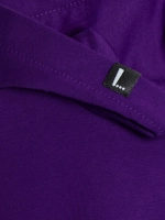 Худи для девочки темно-фиолетовый с завязками