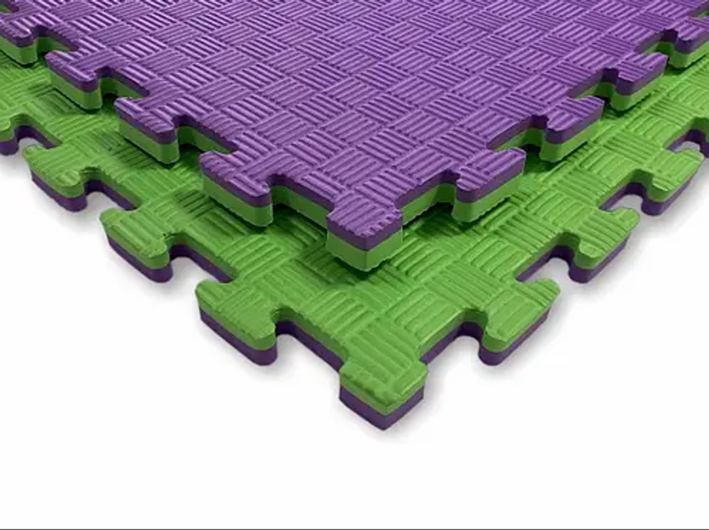 Покрытие для детских игровых зон (1 плита 100x100x1 см, 1кв.м./уп) с кромками